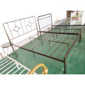 Hot Selling Metal Furniture Twin Size Iron Steel Single Layer Bed